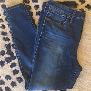 Madewell 10” high rise skinny jeans